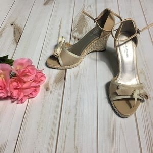 Nude Sandals w Strap & Bow 4 Inch Heels